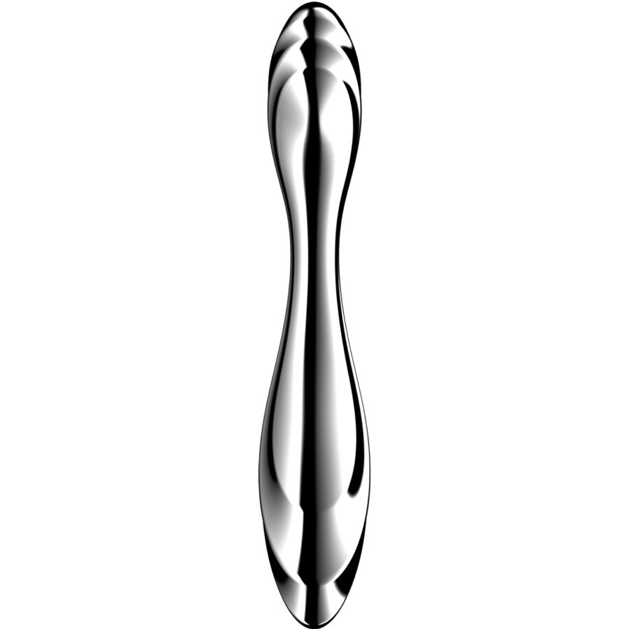 SATISFYER - PURE GRAVITY 2 STAINLESS STEEL DOUBLE-ENDED DILDO 2 SATISFYER - PURE GRAVITY 2 STAINLESS STEEL DOUBLE-ENDED DILDO - obrazek 2