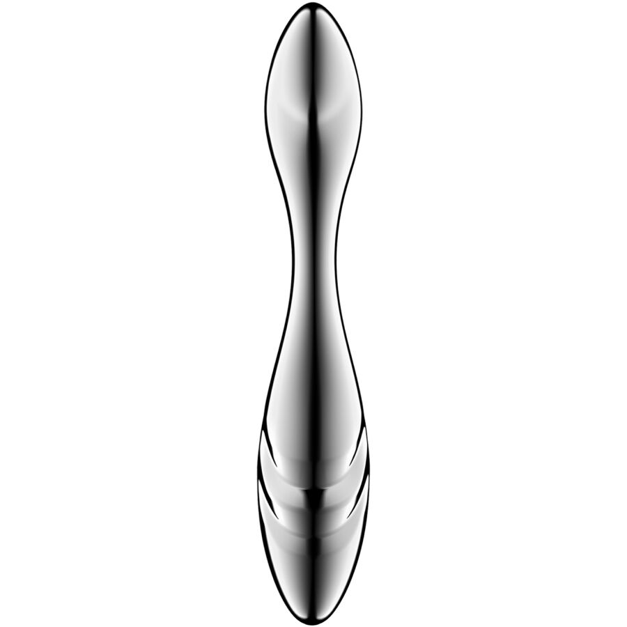 SATISFYER - PURE GRAVITY 3 STAINLESS STEEL DOUBLE-ENDED DILDO 2 SATISFYER - PURE GRAVITY 3 STAINLESS STEEL DOUBLE-ENDED DILDO - obrazek 2
