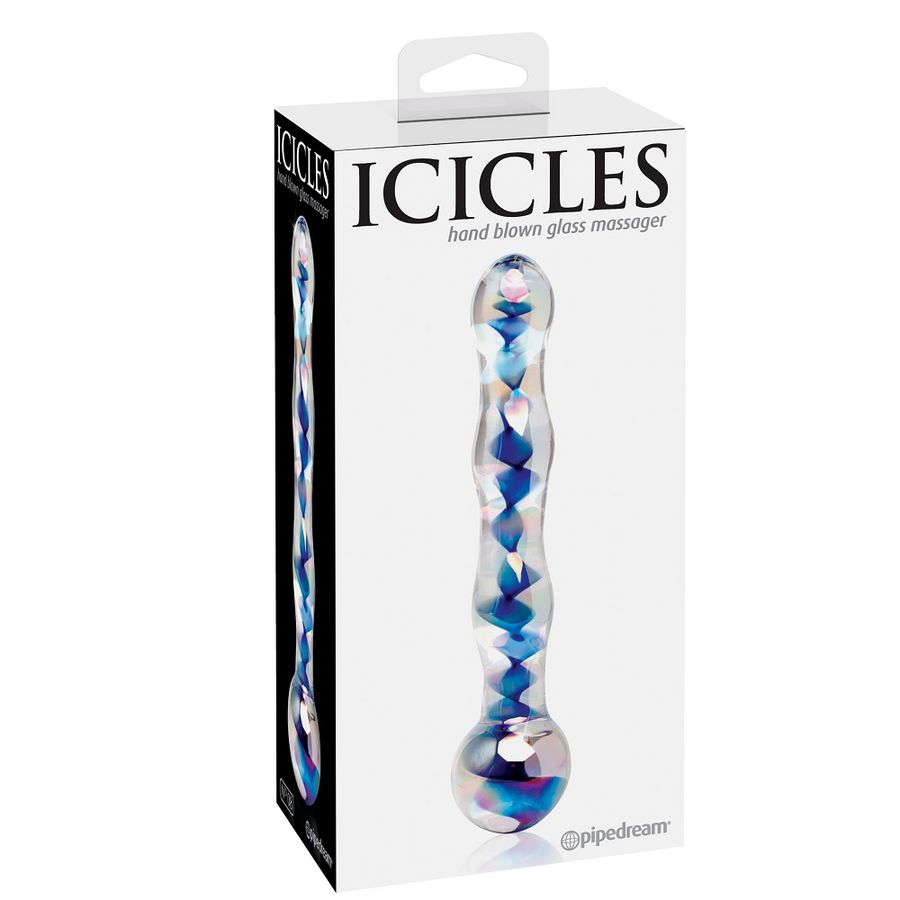 ICICLES - N. 8 GLASS MASSAGER 3 ICICLES - N. 8 GLASS MASSAGER - obrazek 3