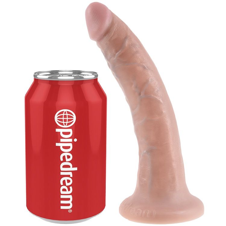 KING COCK - 7 DILDO FLESH 17.8 CM 3 KING COCK - 7 DILDO FLESH 17.8 CM - obrazek 3