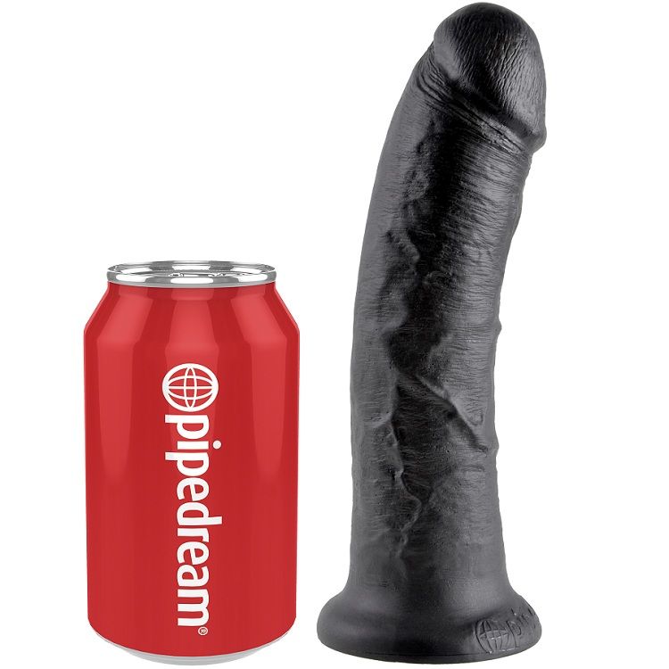 KING COCK - 8 DILDO BLACK 20.3 CM 2 KING COCK - 8 DILDO BLACK 20.3 CM - obrazek 2