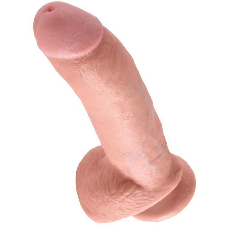 KING COCK - 9 DILDO FLESH WITH BALLS 22.9 CM 4 KING COCK - 9 DILDO FLESH WITH BALLS 22.9 CM - obrazek 4