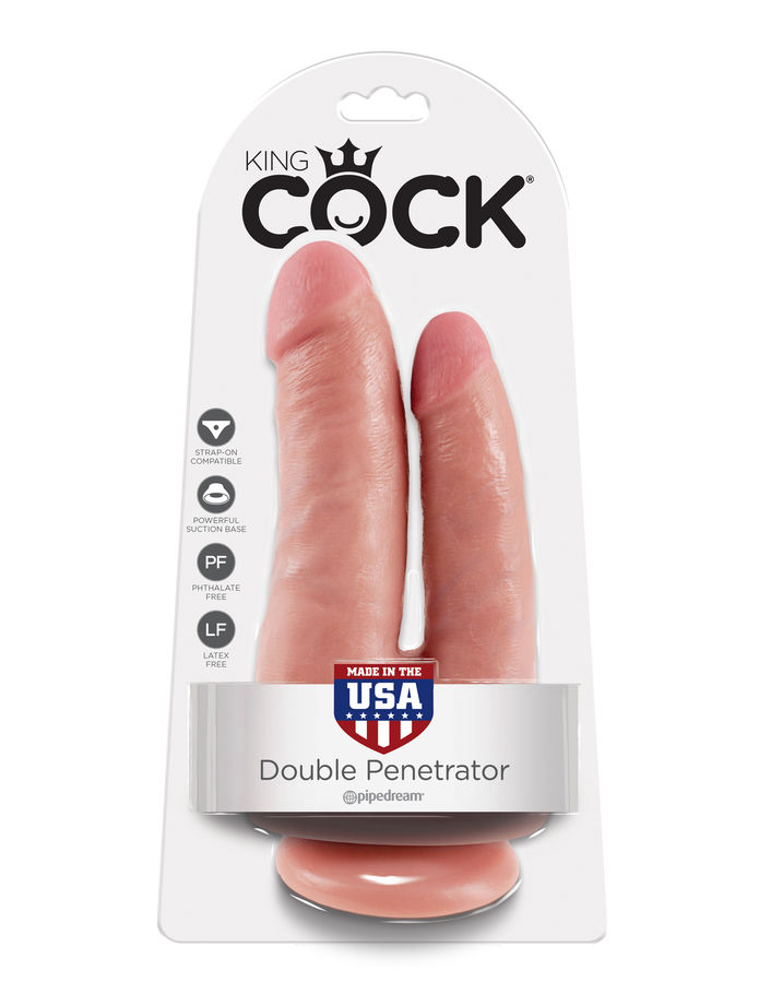 KING COCK - DOUBLE PENETRATOR FLESH 1 KING COCK - DOUBLE PENETRATOR FLESH