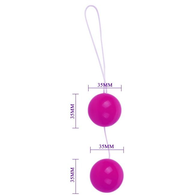 BAILE - TWINS BALLS LILAC CHINESE BALLS UNISEX 2 BAILE - TWINS BALLS LILAC CHINESE BALLS UNISEX - obrazek 2