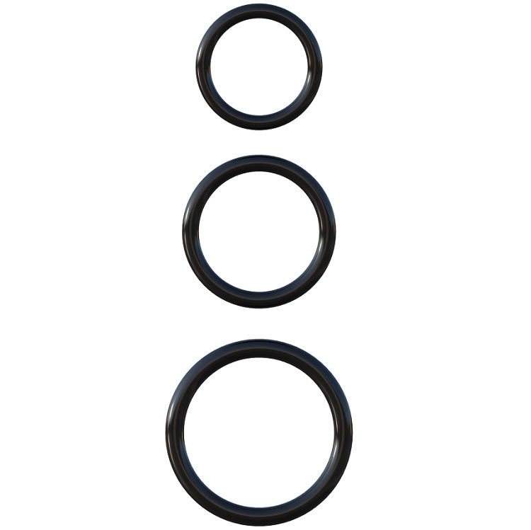 FANTASY C-RINGZ - SILICONE 3 RING STAMINA SET 2 FANTASY C-RINGZ - SILICONE 3 RING STAMINA SET - obrazek 2