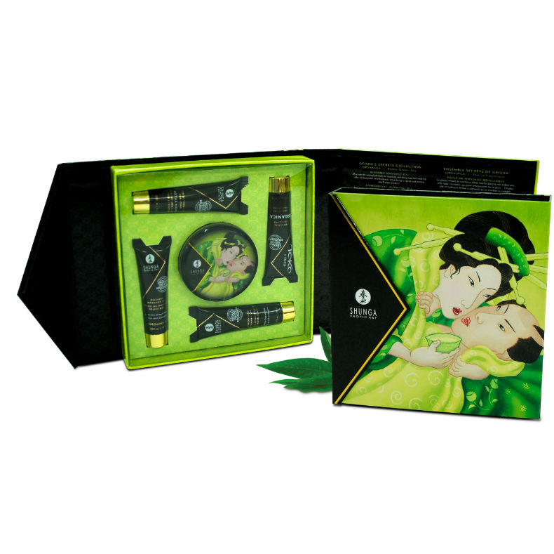 SHUNGA - SECRET GEISHA ORGANIC GREEN TEA KIT 2 SHUNGA - SECRET GEISHA ORGANIC GREEN TEA KIT - obrazek 2