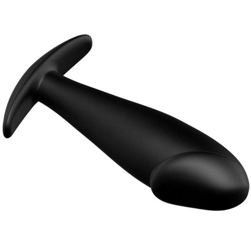 PRETTY LOVE - ANAL PLUG SILICONE PENIS FORM BLACK 4 PRETTY LOVE - ANAL PLUG SILICONE PENIS FORM BLACK - obrazek 4