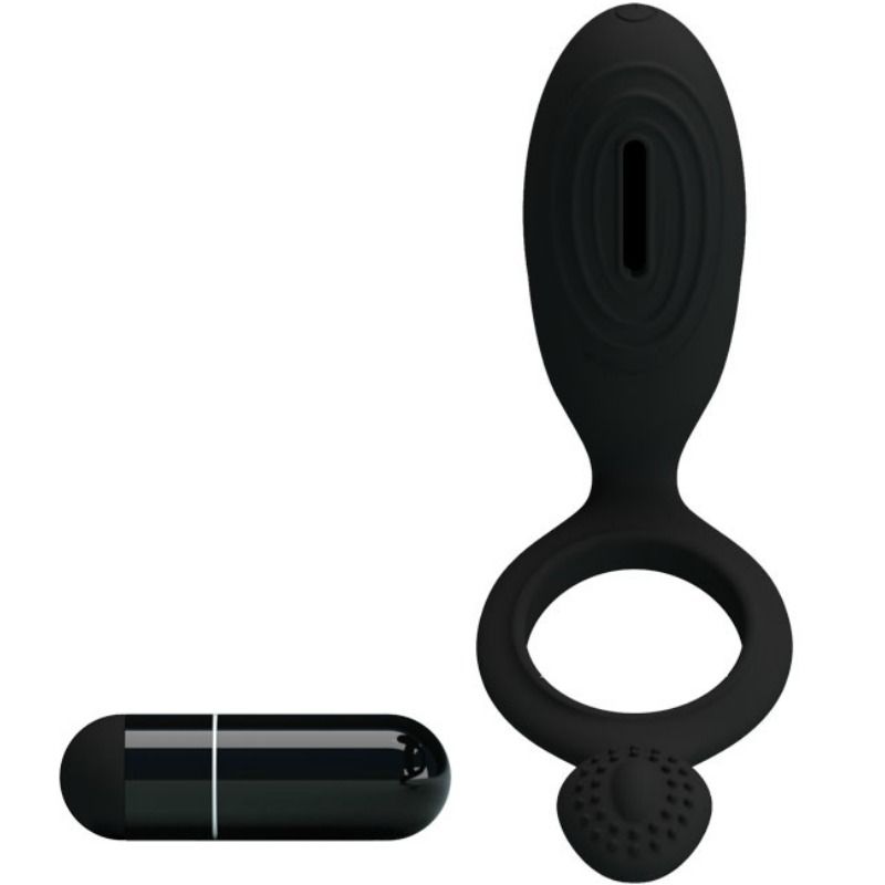PRETTY LOVE - ETHEL VIBRATING RING WITH STIMULATOR 3 PRETTY LOVE - ETHEL VIBRATING RING WITH STIMULATOR - obrazek 3