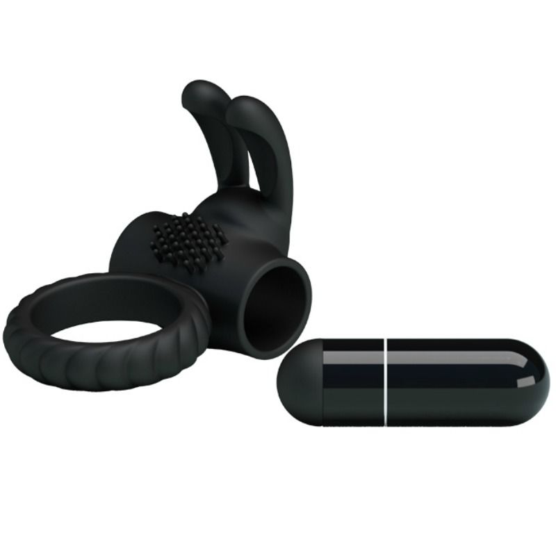 PRETTY LOVE - EUDORA VIBRATING RING WITH STIMULATOR 5 PRETTY LOVE - EUDORA VIBRATING RING WITH STIMULATOR - obrazek 5