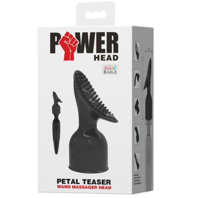 BAILE - POWER HEAD INTERCHANGEABLE HEAD FOR CLITORIS STIMULATION MASSAGER 5 BAILE - POWER HEAD INTERCHANGEABLE HEAD FOR CLITORIS STIMULATION MASSAGER - obrazek 5