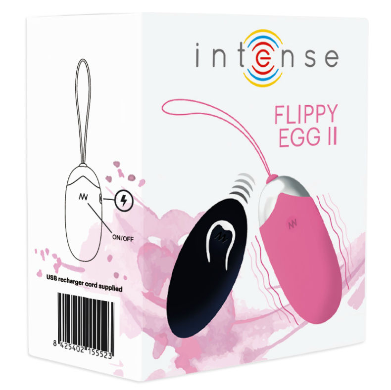 INTENSE - FLIPPY II VIBRATING EGG WITH REMOTE CONTROL PINK 5 INTENSE - FLIPPY II VIBRATING EGG WITH REMOTE CONTROL PINK - obrazek 5