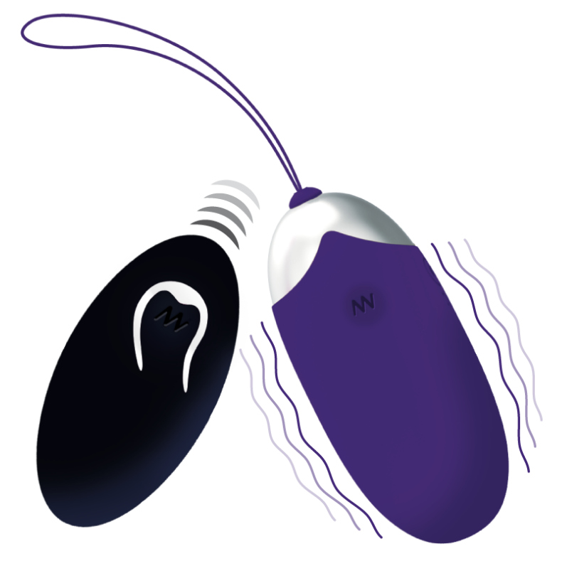 INTENSE - FLIPPY II VIBRATING EGG WITH REMOTE CONTROL PURPLE 2 INTENSE - FLIPPY II VIBRATING EGG WITH REMOTE CONTROL PURPLE - obrazek 2