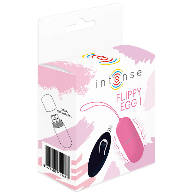 INTENSE - FLIPPY I VIBRATING EGG WITH REMOTE CONTROL PINK 5 INTENSE - FLIPPY I VIBRATING EGG WITH REMOTE CONTROL PINK - obrazek 5