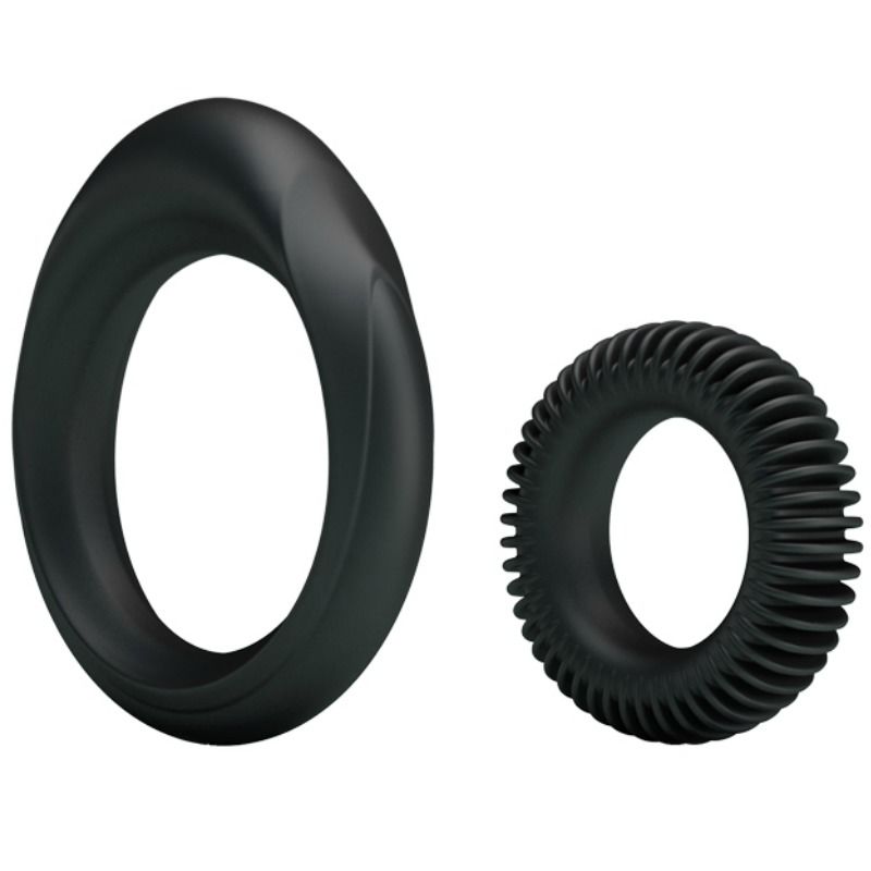 BAILE - KIT 2 SILICONE RINGS RING MANHOOD 2 BAILE - KIT 2 SILICONE RINGS RING MANHOOD - obrazek 2