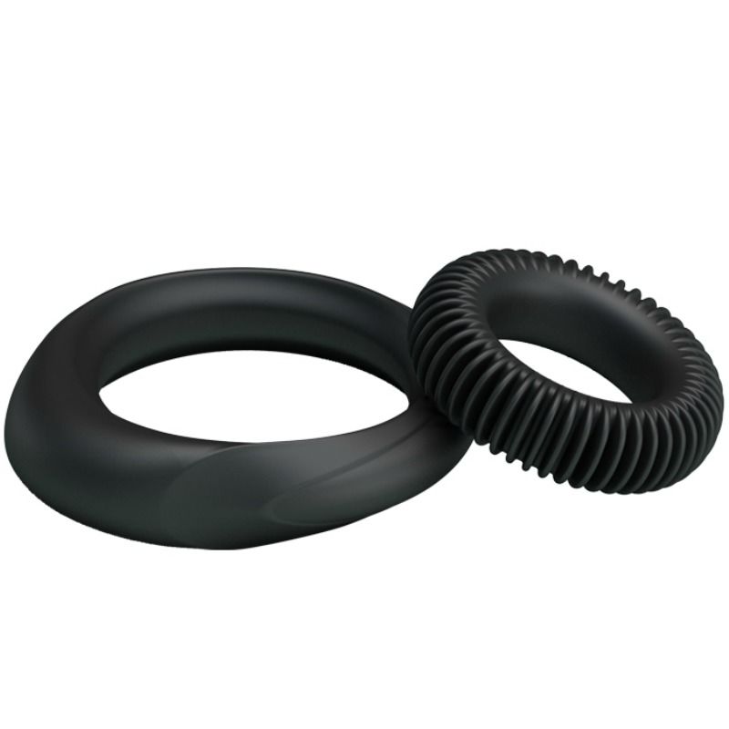 BAILE - KIT 2 SILICONE RINGS RING MANHOOD 4 BAILE - KIT 2 SILICONE RINGS RING MANHOOD - obrazek 4