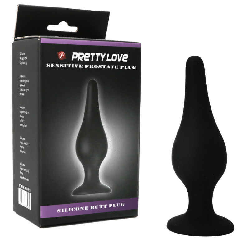 PRETTY LOVE - ERGONOMIC SILICONE PLUG 14 CM 2 PRETTY LOVE - ERGONOMIC SILICONE PLUG 14 CM - obrazek 2