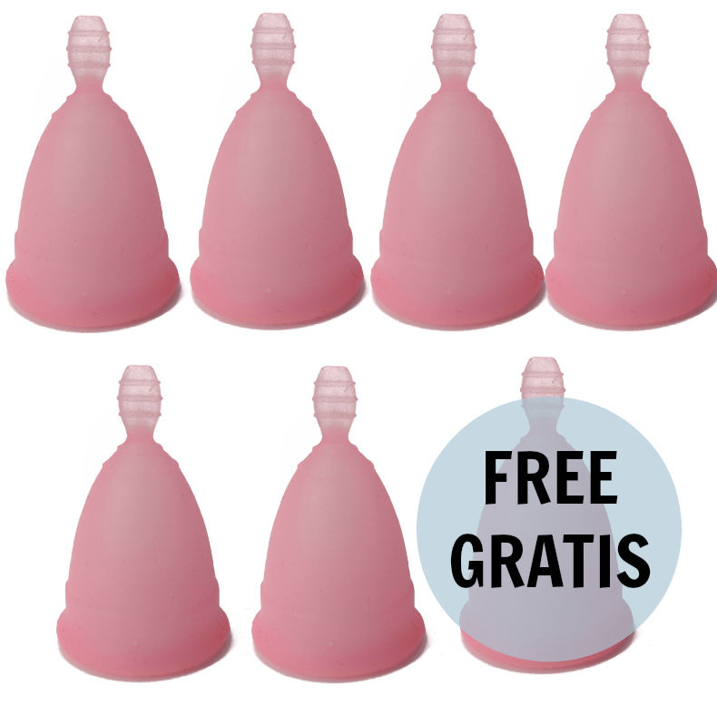 NINA KIKÍ - MENSTRUAL CUP PINK SIZE S 6 + 1 FREE 5 NINA KIKÍ - MENSTRUAL CUP PINK SIZE S 6 + 1 FREE - obrazek 5