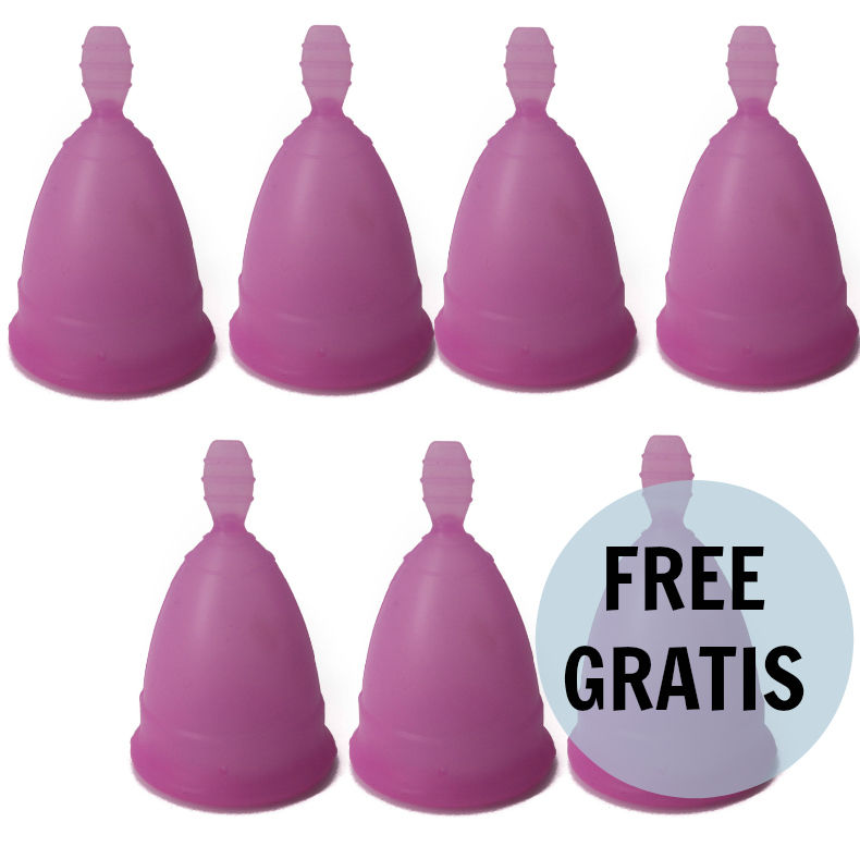 NINA KIKÍ - MENSTRUAL CUP PURPLE SIZE S 6 + 1 FREE 5 NINA KIKÍ - MENSTRUAL CUP PURPLE SIZE S 6 + 1 FREE - obrazek 5
