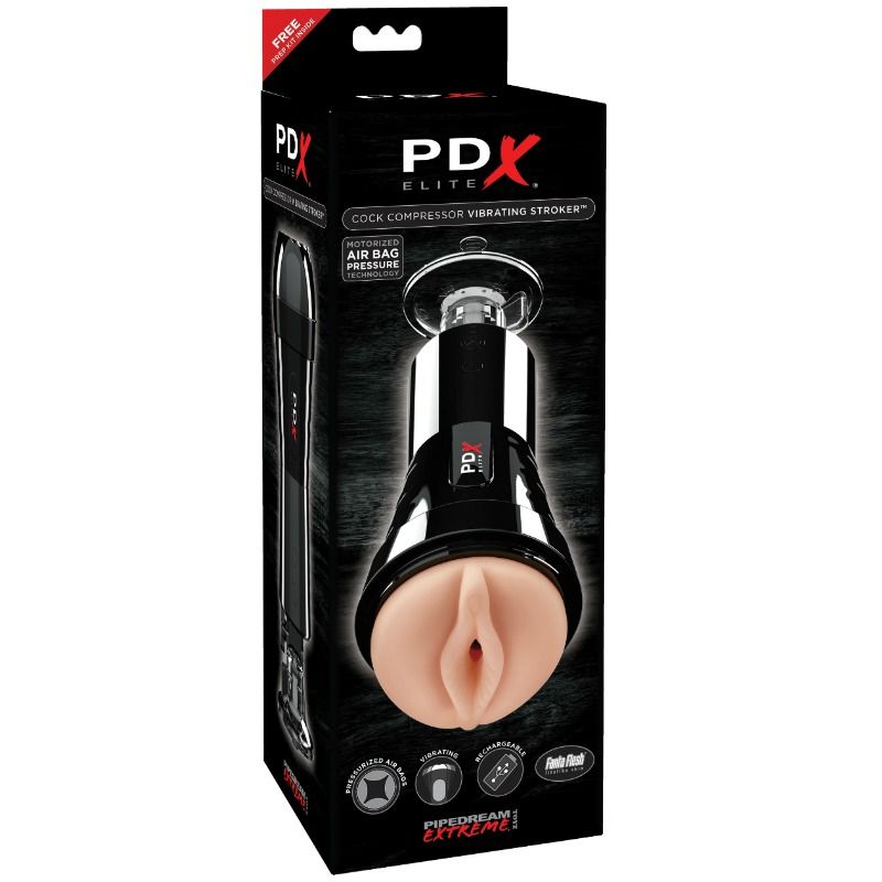 PDX ELITE - COCK COMPRESSOR VIBRATING STROKER 2 PDX ELITE - COCK COMPRESSOR VIBRATING STROKER - obrazek 2