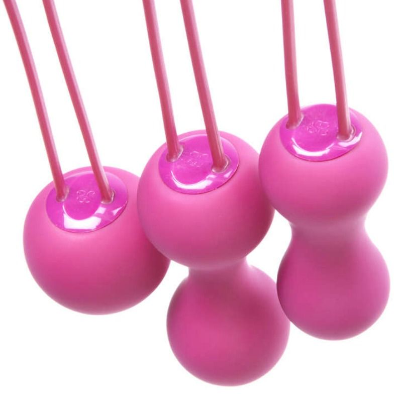JE JOUE - AMI KEGEL BALLS - FUCHSIA 2 JE JOUE - AMI KEGEL BALLS - FUCHSIA - obrazek 2