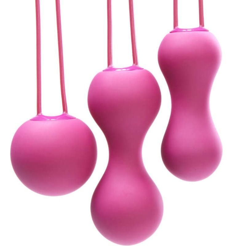 JE JOUE - AMI KEGEL BALLS - FUCHSIA 3 JE JOUE - AMI KEGEL BALLS - FUCHSIA - obrazek 3