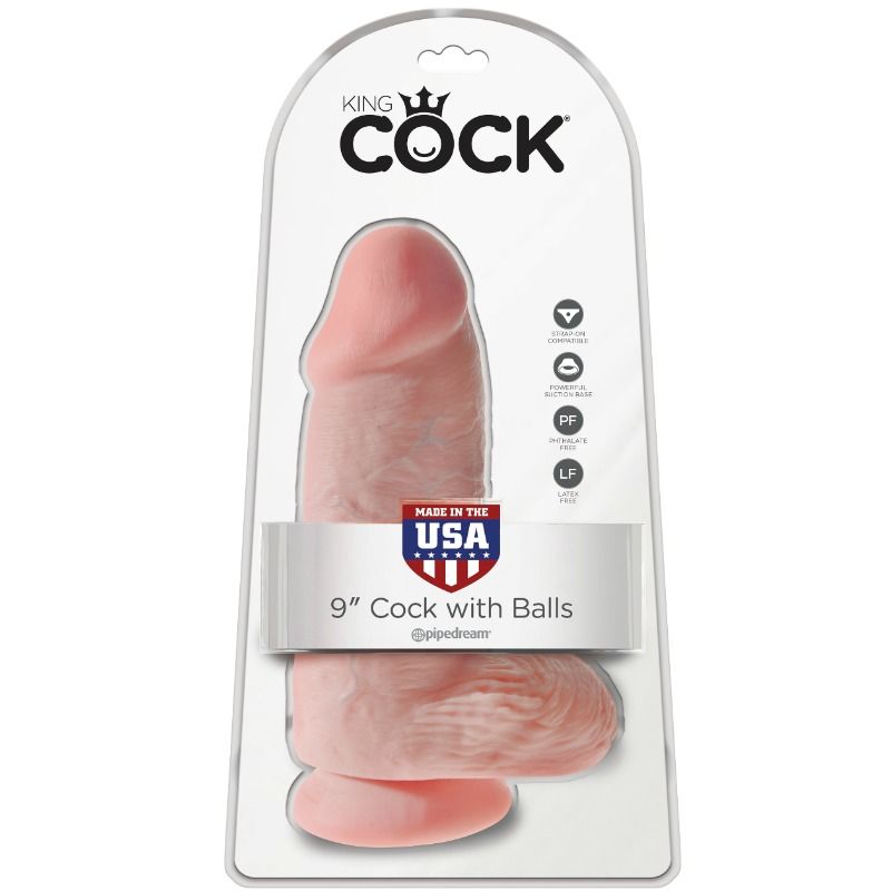 KING COCK - REALISTIC PENIS CHUBBY 23 CM 2 KING COCK - REALISTIC PENIS CHUBBY 23 CM - obrazek 2