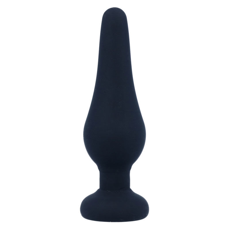 INTENSE - ANAL PLUG PIPO S BLACK SILICONE 9.8 CM 2 INTENSE - ANAL PLUG PIPO S BLACK SILICONE 9.8 CM - obrazek 2