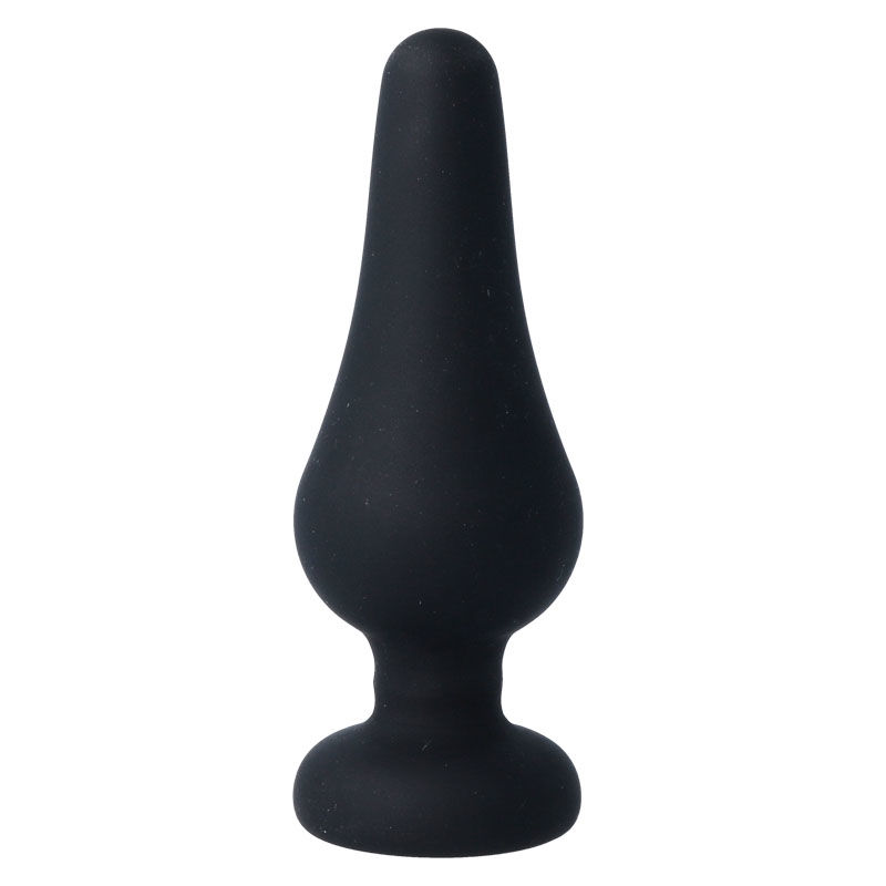 INTENSE - ANAL PLUG PIPO L BLACK SILICONE 13 CM 3 INTENSE - ANAL PLUG PIPO L BLACK SILICONE 13 CM - obrazek 3