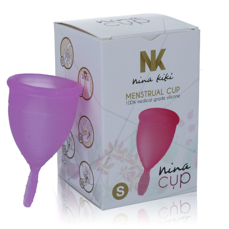 NINA KIKÍ - MENSTRUAL CUP PURPLE - SIZE S 3 NINA KIKÍ - MENSTRUAL CUP PURPLE - SIZE S - obrazek 3