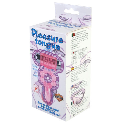 BAILE - SILICONE RING 10 TONGUE RHYTHMS WITH PINK VIBRATION 4 BAILE - SILICONE RING 10 TONGUE RHYTHMS WITH PINK VIBRATION - obrazek 4