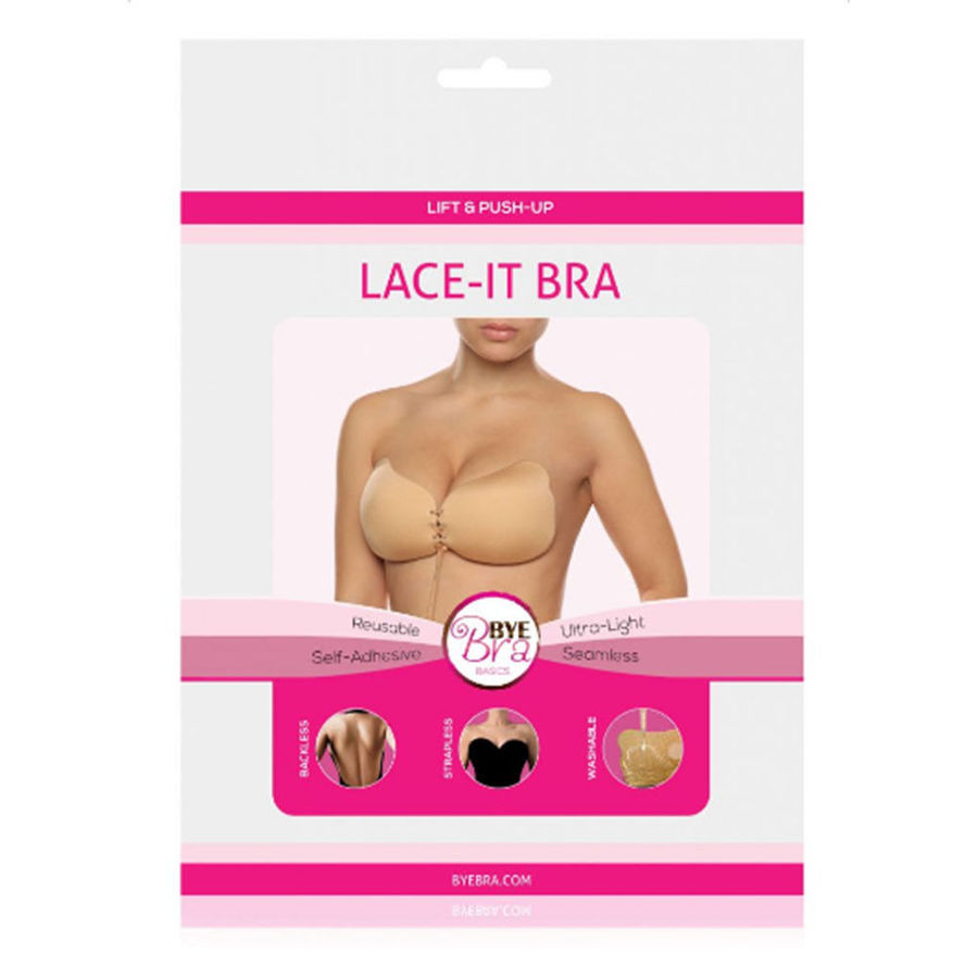 BYE-BRA - LACE-IT ENHANCEMENT PUSH-UP BLACK CUP A 3 BYE-BRA - LACE-IT ENHANCEMENT PUSH-UP BLACK CUP A - obrazek 3