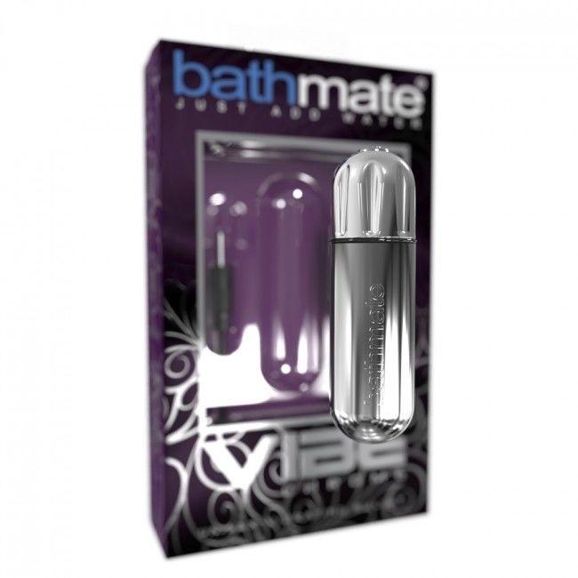 BATHMATE - VIBE VIBRATING BULLET SILVER 3 BATHMATE - VIBE VIBRATING BULLET SILVER - obrazek 3