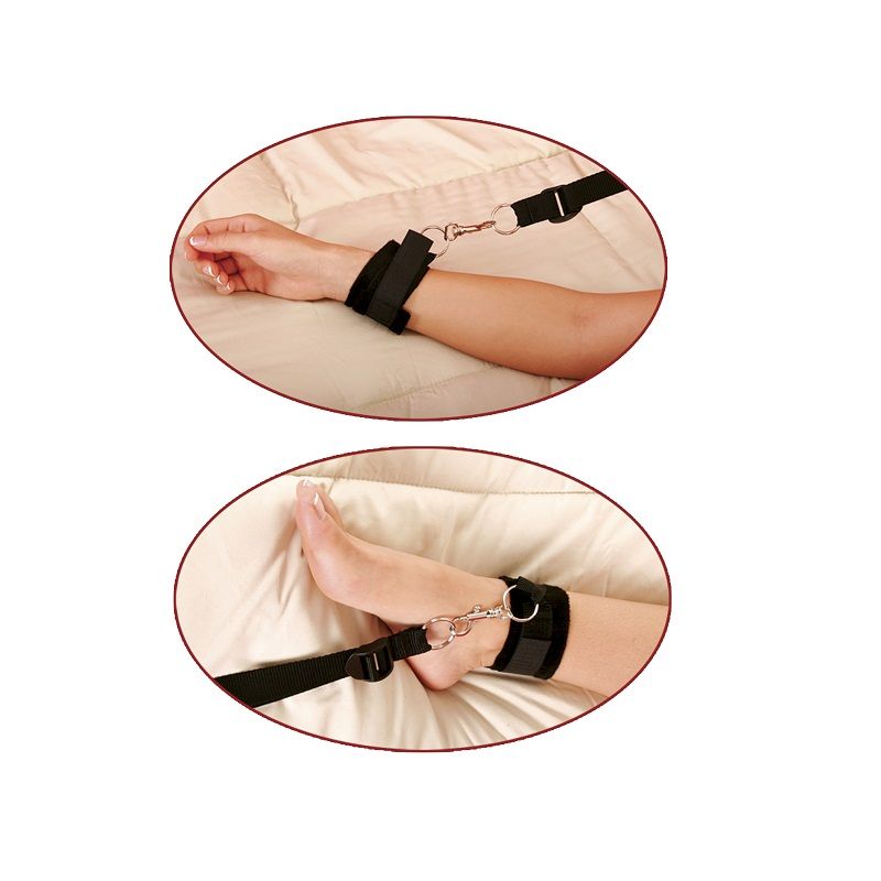 FETISH FANTASY SERIES - BED BINDINGS RESTRAINT KIT 4 FETISH FANTASY SERIES - BED BINDINGS RESTRAINT KIT - obrazek 4
