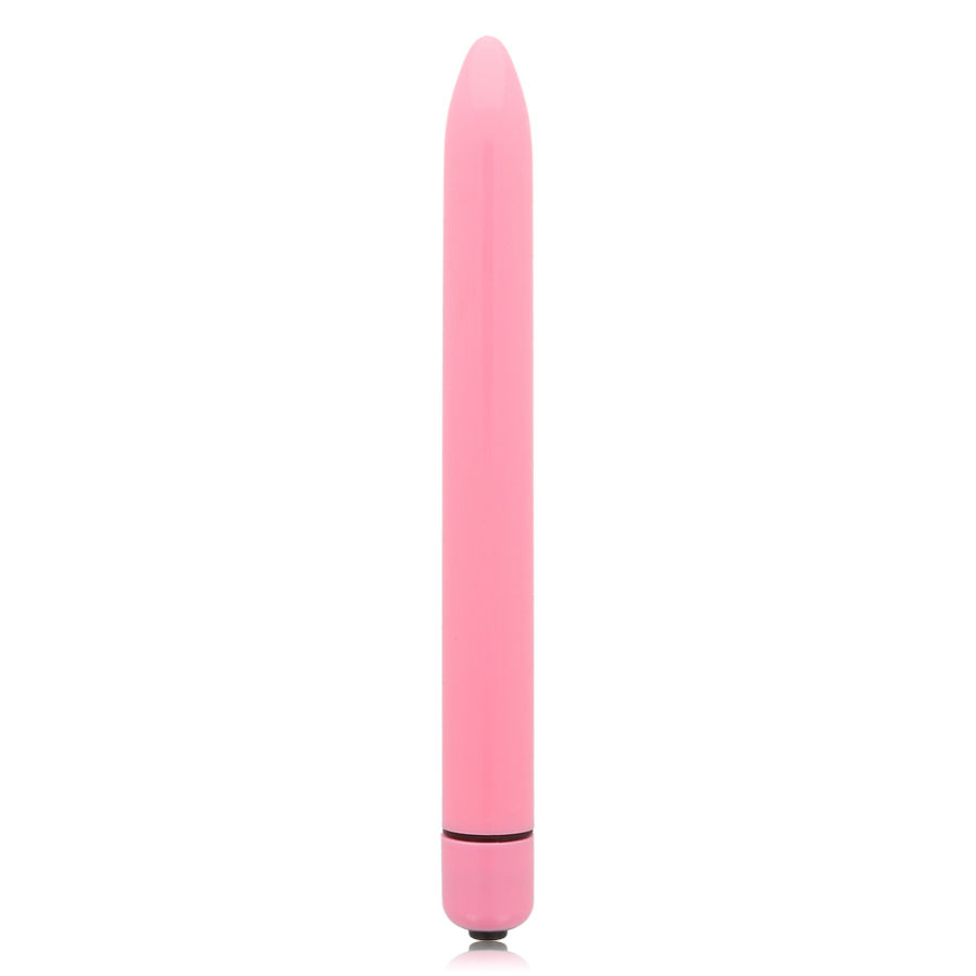 GLOSSY - SLIM VIBRATOR PINK 2 GLOSSY - SLIM VIBRATOR PINK - obrazek 2