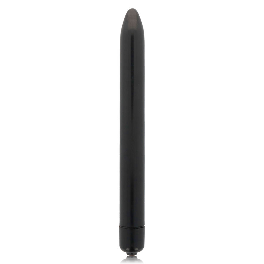 GLOSSY - SLIM VIBRATOR BLACK 2 GLOSSY - SLIM VIBRATOR BLACK - obrazek 2