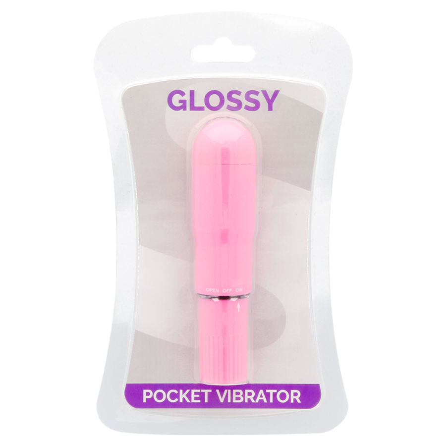 GLOSSY - POCKET VIBRATOR DEEP ROSE 3 GLOSSY - POCKET VIBRATOR DEEP ROSE - obrazek 3