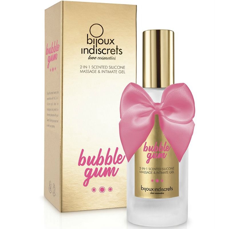 BIJOUX - BUBBLE GUM GEL 2 IN 1 SILICONE STRAWBERRY GUM 100 ML 2 BIJOUX - BUBBLE GUM GEL 2 IN 1 SILICONE STRAWBERRY GUM 100 ML - obrazek 2