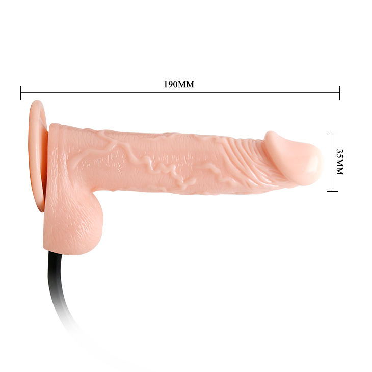 BAILE - REALISTIC VIBRATING AND INFLATABLE DILDO 3 BAILE - REALISTIC VIBRATING AND INFLATABLE DILDO - obrazek 3