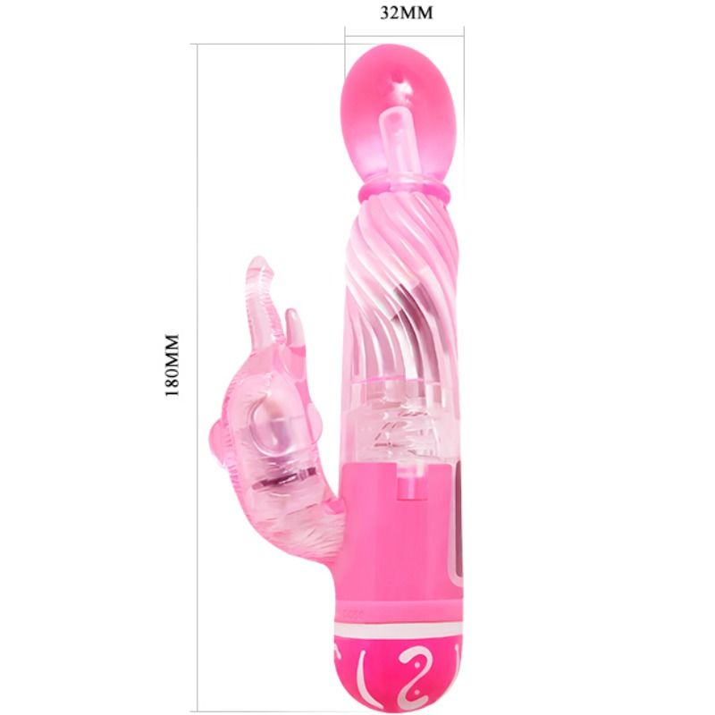 BAILE - MULTISPEED VIBRATOR WITH PINK STIMULATOR 5 BAILE - MULTISPEED VIBRATOR WITH PINK STIMULATOR - obrazek 5