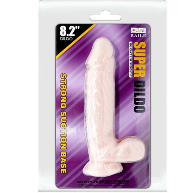 BAILE - SUPER REALISTIC NATURAL DILDO 21.5 CM 5 BAILE - SUPER REALISTIC NATURAL DILDO 21.5 CM - obrazek 5