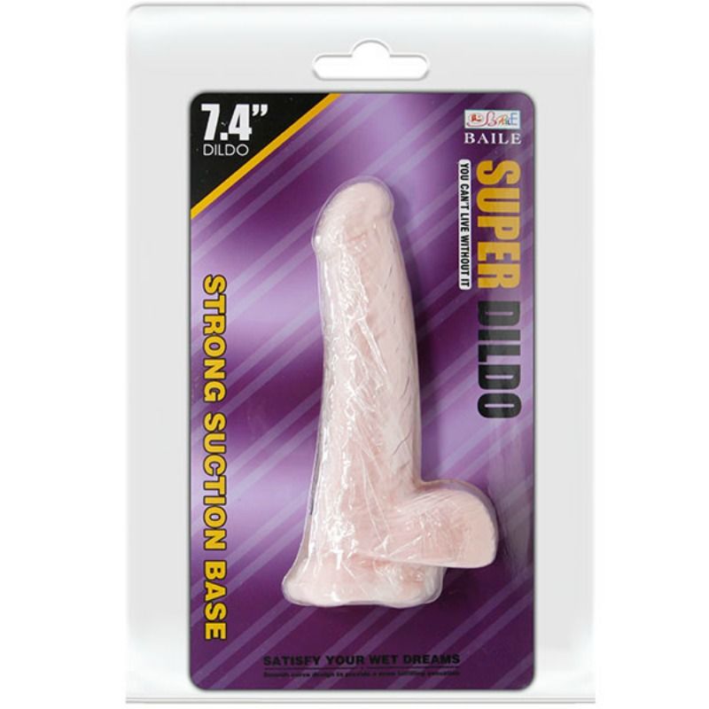 BAILE - SUPER REALISTIC NATURAL DILDO 18.8 CM 5 BAILE - SUPER REALISTIC NATURAL DILDO 18.8 CM - obrazek 5
