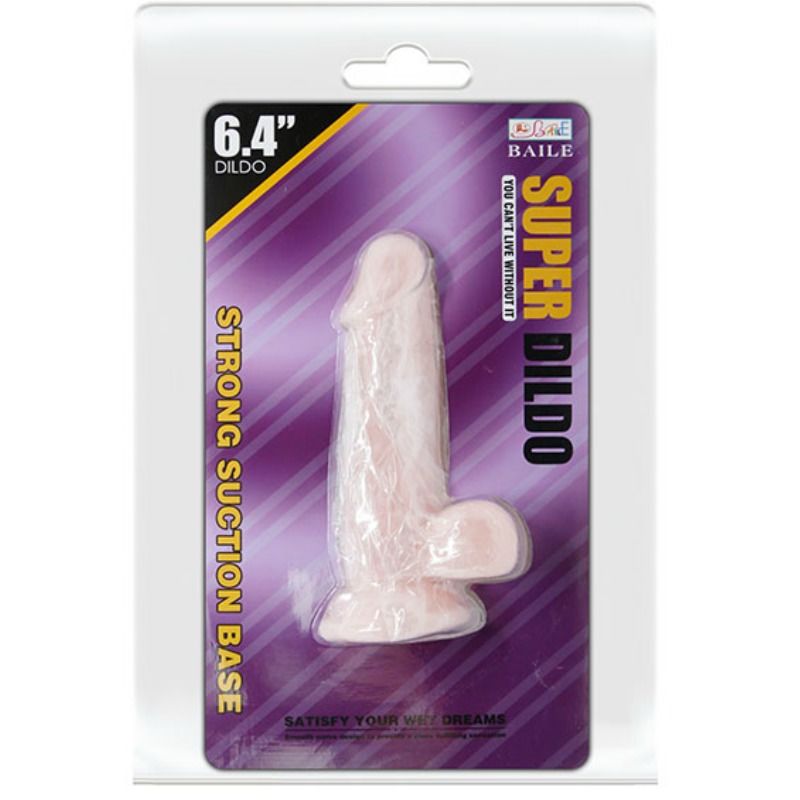 BAILE - SUPER REALISTIC NATURAL DILDO 16.5 CM 5 BAILE - SUPER REALISTIC NATURAL DILDO 16.5 CM - obrazek 5
