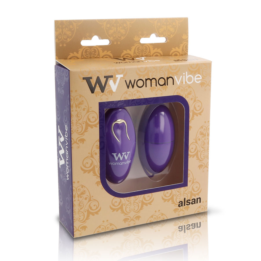WOMANVIBE - ALSAN SILICONE REMOTE CONTROL EGG PURPLE 2 WOMANVIBE - ALSAN SILICONE REMOTE CONTROL EGG PURPLE - obrazek 2