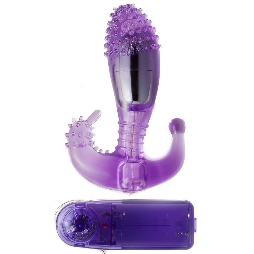 BAILE - LILAC VAGINAL AND ANAL STIMULATOR WITH VIBRATION 2 BAILE - LILAC VAGINAL AND ANAL STIMULATOR WITH VIBRATION - obrazek 2