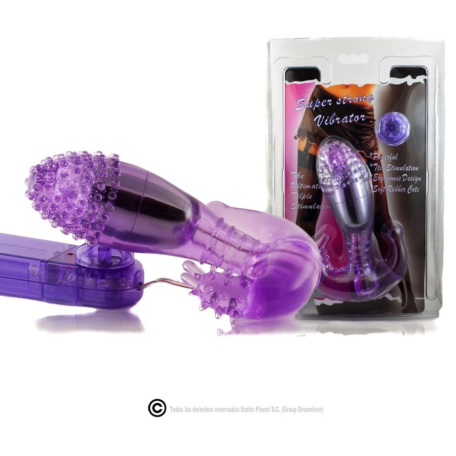 BAILE - LILAC VAGINAL AND ANAL STIMULATOR WITH VIBRATION 4 BAILE - LILAC VAGINAL AND ANAL STIMULATOR WITH VIBRATION - obrazek 4