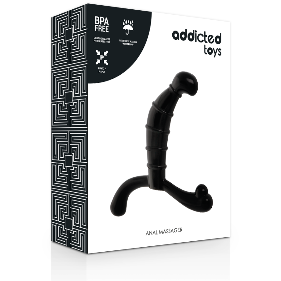 ADDICTED TOYS - PROSTATE ANAL PLEASURE BLACK 3 ADDICTED TOYS - PROSTATE ANAL PLEASURE BLACK - obrazek 3