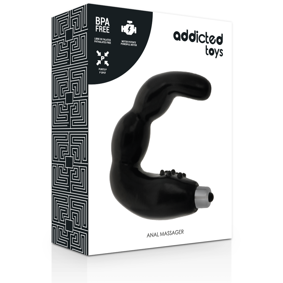 ADDICTED TOYS - PROSTATE ANAL MASSAGER VIBRATION 3 ADDICTED TOYS - PROSTATE ANAL MASSAGER VIBRATION - obrazek 3