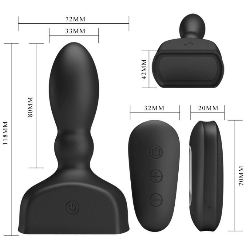 PRETTY LOVE - MARRIEL PROSTATIC VIBRATOR AND INFLATABLE 3 PRETTY LOVE - MARRIEL PROSTATIC VIBRATOR AND INFLATABLE - obrazek 3