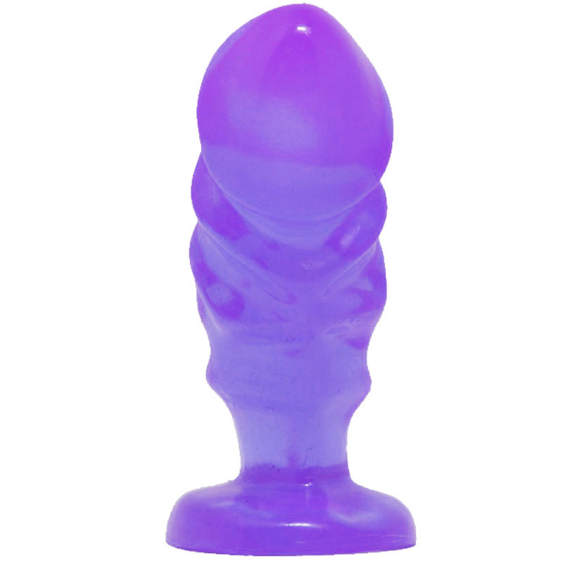 BAILE - UNISEX ANAL PLUG WITH LILAC SUCTION CUP 2 BAILE - UNISEX ANAL PLUG WITH LILAC SUCTION CUP - obrazek 2