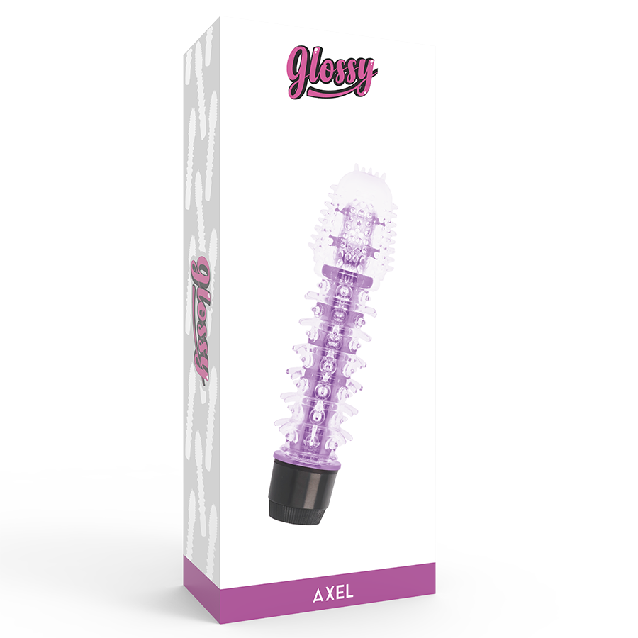 GLOSSY - AXEL VIBRATOR LILAC 4 GLOSSY - AXEL VIBRATOR LILAC - obrazek 4